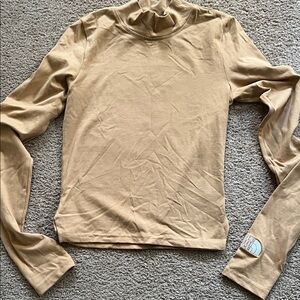 The North Face Beige Long Sleeve Top